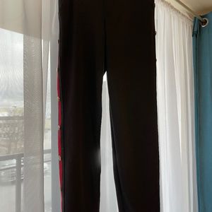 Gold Button striped pants